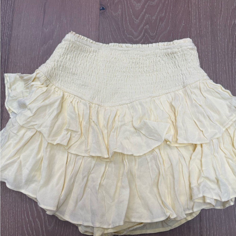 Yellow Ruffled Skirt - Picture 3 of 3